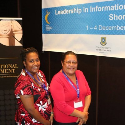 Course participants Laura Wawun-Kiri, Practice Manager from the Office of the State Solicitor, and Francesca Tamate from the Public Prosecutor’s Office, PNG